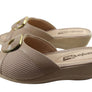 Comfortflex Hilda Womens Comfort Wedge Slides Sandals Made In Brazil