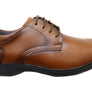 Nunn Bush By Florsheim Mens Kore Pro Plain EE Extra Wide Leather Shoes