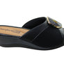 Comfortflex Hilda Womens Comfort Wedge Slides Sandals Made In Brazil