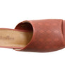 Usaflex Janice Womens Comfortable Leather Slides Heels Made In Brazil
