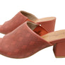 Usaflex Janice Womens Comfortable Leather Slides Heels Made In Brazil
