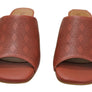 Usaflex Janice Womens Comfortable Leather Slides Heels Made In Brazil
