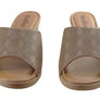 Usaflex Anatolia Womens Comfort Leather Slides Sandals Made In Brazil
