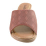 Usaflex Anatolia Womens Comfort Leather Slides Sandals Made In Brazil