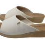 Usaflex Malvina Womens Comfort Leather Slides Sandals Made In Brazil