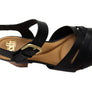 Sofft Lacie Womens Leather Platform Sandals With Comfort Footbed