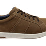 Florsheim Mens Leather EE Extra Wide Crossover Lace To Toe Sneakers