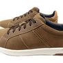 Florsheim Mens Leather EE Extra Wide Crossover Lace To Toe Sneakers