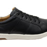 Florsheim Mens Leather EE Extra Wide Crossover Lace To Toe Sneakers