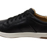 Florsheim Mens Leather EE Extra Wide Crossover Lace To Toe Sneakers