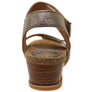 Sofft Verdi II Womens Leather Wedge Sandals With Comfort Footbed