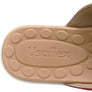 Usaflex Crescent Womens Comfort Leather Slides Sandals Made In Brazil