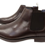 Florsheim Mens EEE Triple Wide Leather Ceduna Plain Toe Chelsea Boots