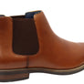 Florsheim Mens EEE Triple Wide Leather Ceduna Plain Toe Chelsea Boots