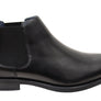 Florsheim Mens EEE Triple Wide Leather Ceduna Plain Toe Chelsea Boots