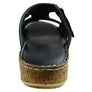 Orizonte Saffron Womens European Comfortable Leather Slides Sandals