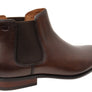 Florsheim Mens EE Extra Wide Leather Barret Plain Toe Chelsea Boots