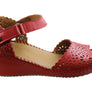 Orizonte Franni Womens European Comfortable Leather Wedge Sandals