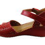 Orizonte Franni Womens European Comfortable Leather Wedge Sandals