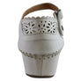 Orizonte Franni Womens European Comfortable Leather Wedge Sandals