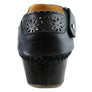 Orizonte Franni Womens European Comfortable Leather Wedge Sandals