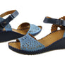 Orizonte Franni Womens European Comfortable Leather Wedge Sandals