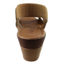Usaflex Afton Womens Comfort Leather Platform Sandals Made In Brazil