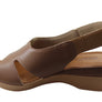 Usaflex Afton Womens Comfort Leather Platform Sandals Made In Brazil