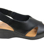 Usaflex Afton Womens Comfort Leather Platform Sandals Made In Brazil