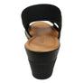 Usaflex Afton Womens Comfort Leather Platform Sandals Made In Brazil