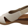 Usaflex Afton Womens Comfort Leather Platform Sandals Made In Brazil