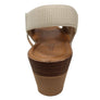 Usaflex Afton Womens Comfort Leather Platform Sandals Made In Brazil