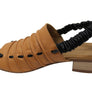 Orizonte Jara Womens European Leather Low Heel Comfortable Sandals