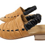 Orizonte Jara Womens European Leather Low Heel Comfortable Sandals