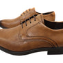 ECCO Mens Comfortable Leather Melbourne Lace Up Dress Shoes