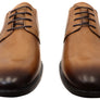 ECCO Mens Comfortable Leather Melbourne Lace Up Dress Shoes