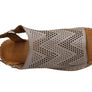 Orizonte Katrina Womens European Leather Comfort Espadrille Sandals