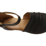 Comfortiva Newnan Womens Comfort Footbed Wide Fit Leather Sandals