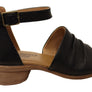 Comfortiva Newnan Womens Comfort Footbed Wide Fit Leather Sandals