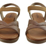 Usaflex Aloha Womens Comfortable Leather Sandals Made In Brazil