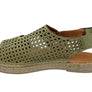 Orizonte Cove Womens European Leather Comfortable Espadrille Sandals
