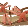 Comfortiva Silvia Womens Comfort Footbed Wide Fit Leather Sandals