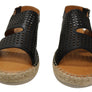 Orizonte Cove Womens European Leather Comfortable Espadrille Sandals