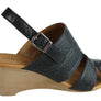 Orizonte Pinta Womens European Leather Comfortable Wedge Sandals