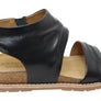 Comfortiva Gale Womens Comfort Footbed Wide Fit Leather Sandals