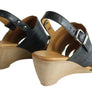 Orizonte Pinta Womens European Leather Comfortable Wedge Sandals