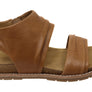 Comfortiva Gale Womens Comfort Footbed Wide Fit Leather Sandals