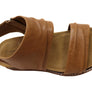 Comfortiva Gale Womens Comfort Footbed Wide Fit Leather Sandals