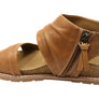 Comfortiva Gale Womens Comfort Footbed Wide Fit Leather Sandals