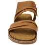 Comfortiva Gale Womens Comfort Footbed Wide Fit Leather Sandals